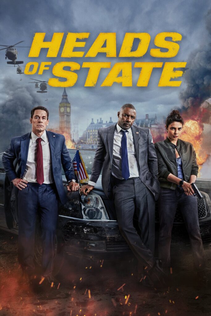 Official poster for the movie Heads of State (2025).