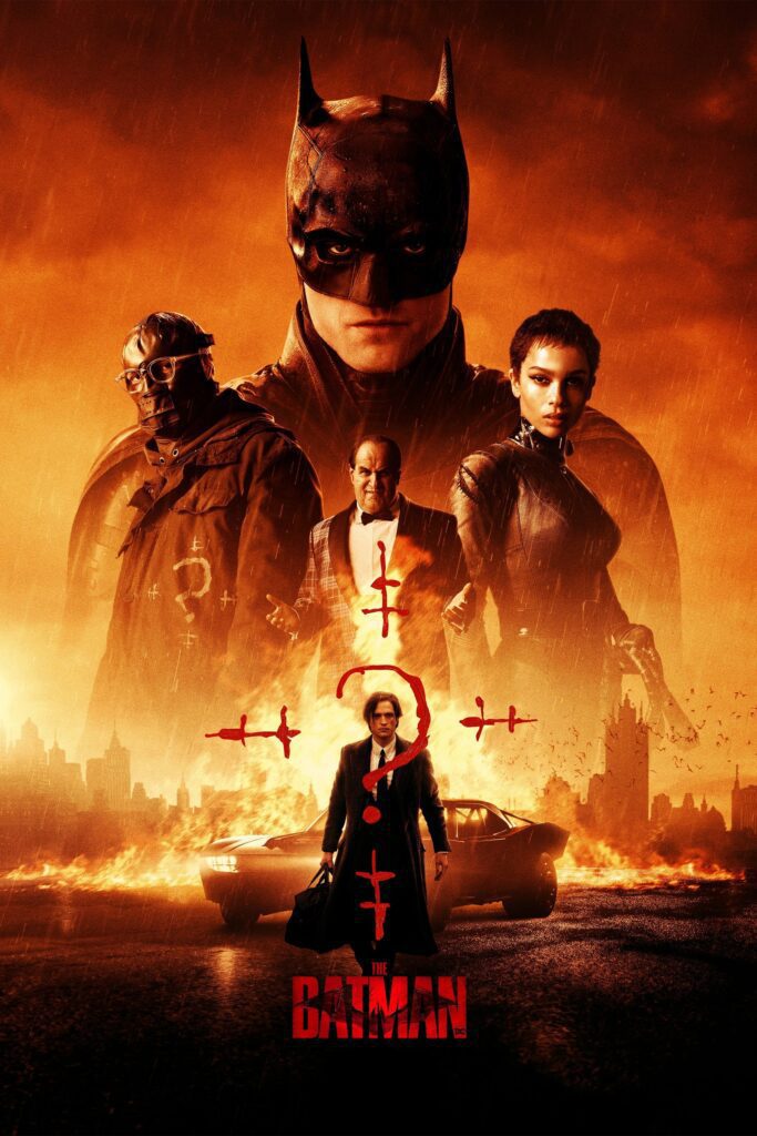 Official poster for the movie The Batman (2022).