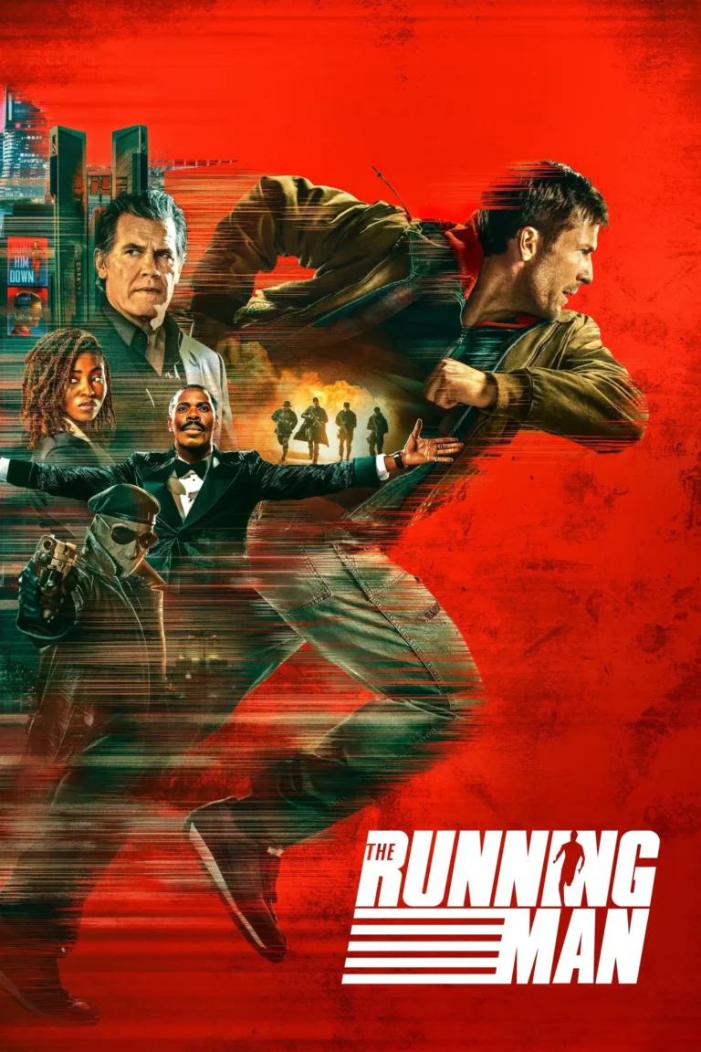 Official poster for the movie The Running Man (2025).