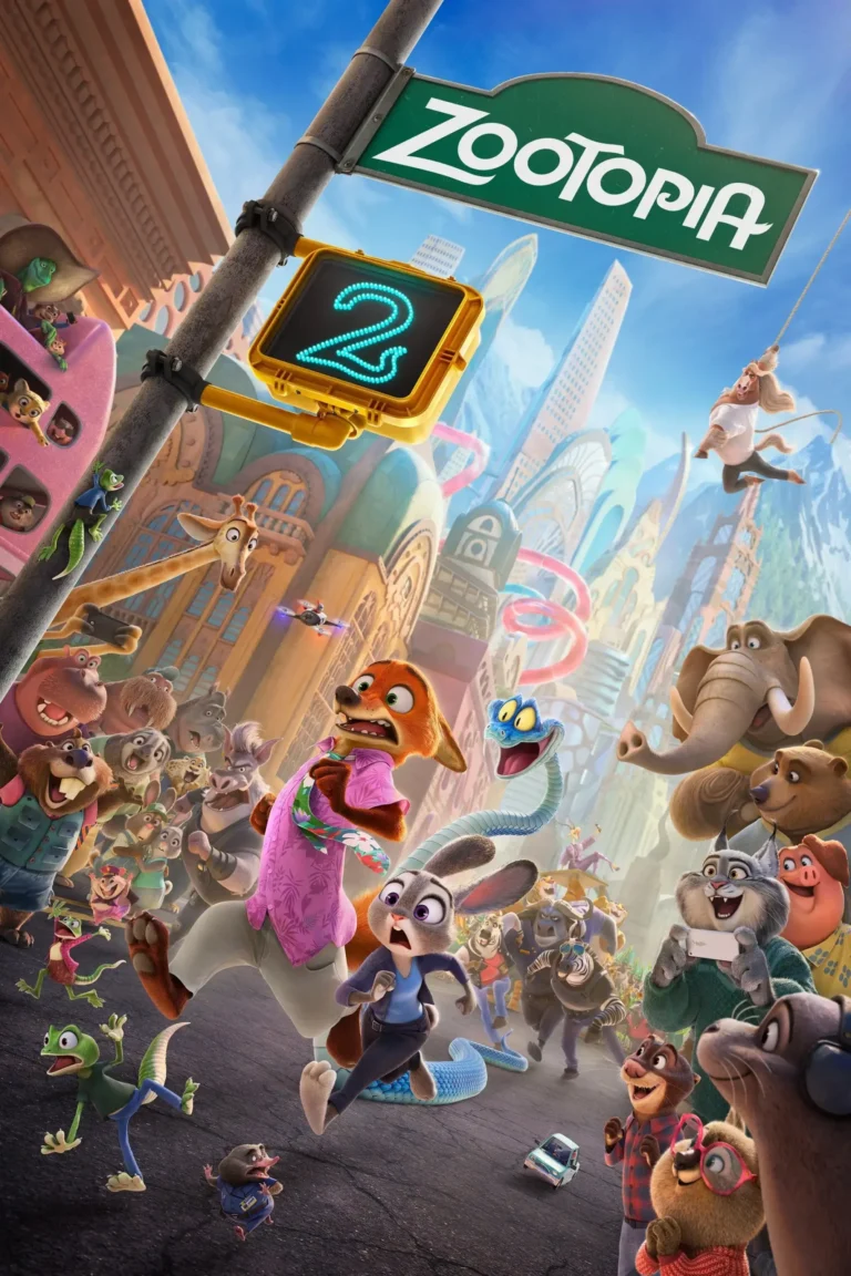 Official poster for the movie Zootopia 2 (2025).