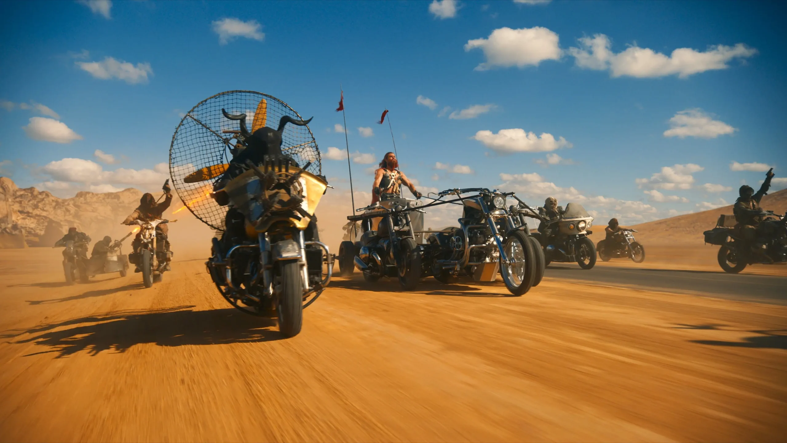 Movie still from Furiosa: A Mad Max Saga (2024).