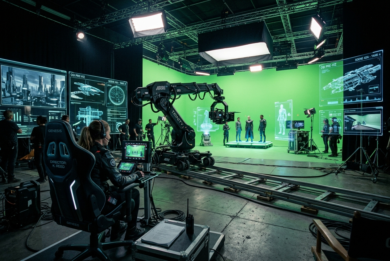 High Tech Movie Production Soundstage